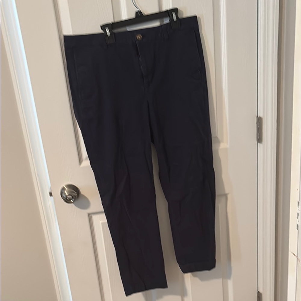 Blue Chinos Straight Leg Pants